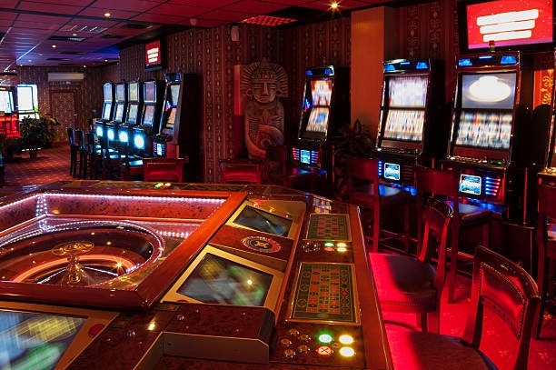 Live casino dealer table with multiple camera angles
